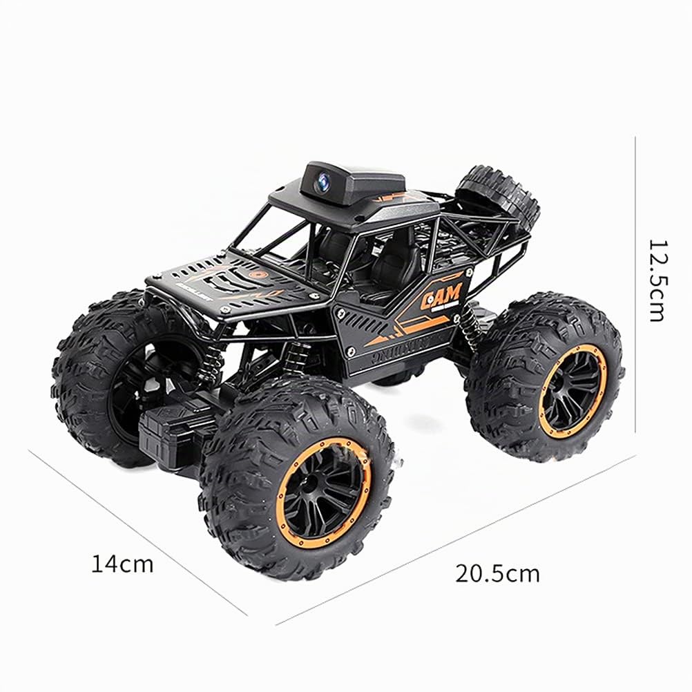 Auto telecomandata con telecamera 5W, 2.4Ghz Off-Road Remote Control Truck ad alta velocità veloce corsa elettrica Hobby Toy per gli adolescenti adulti