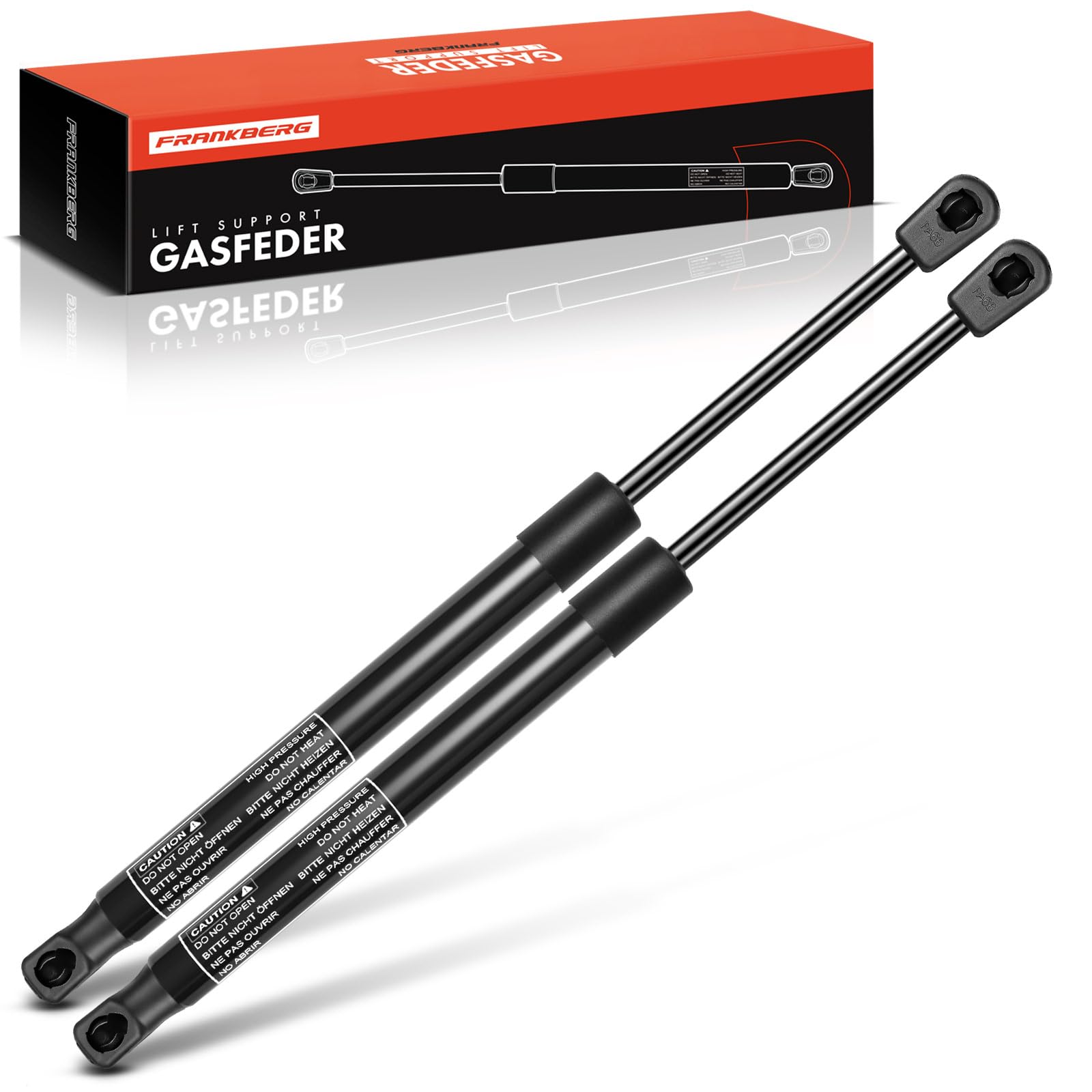 Frankberg 2x Gas Struts Tailgate Compatible with Polo 6R 6C 1.2L Hatchback 2011-2014 Polo 6R_ 1.2L-2.0L Hatchback 2009-2020 Replace# 6R6827550A