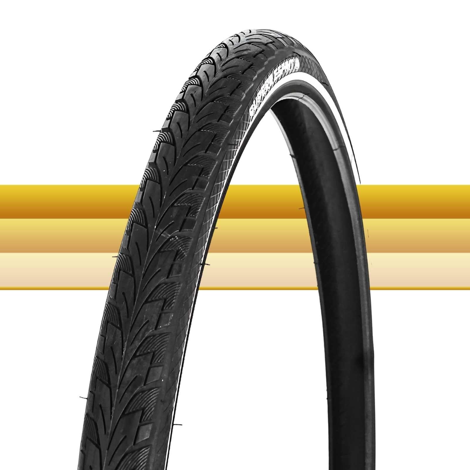 Opony rowerowe 28 1 5/8 1 3/8, bezpieczne punktowe z 30 TPI, 50-70 PSI, wzmocniona ścianka boczna, gładka powierzchnia do jazdy po mieście i dojazdach do pracy