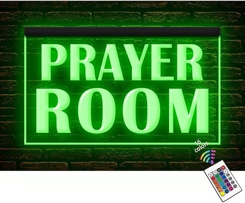 Miniatura 5 de 150096 - Letrero de neón con luz LED para sala de oración (12 x 8 pulgadas, morado)