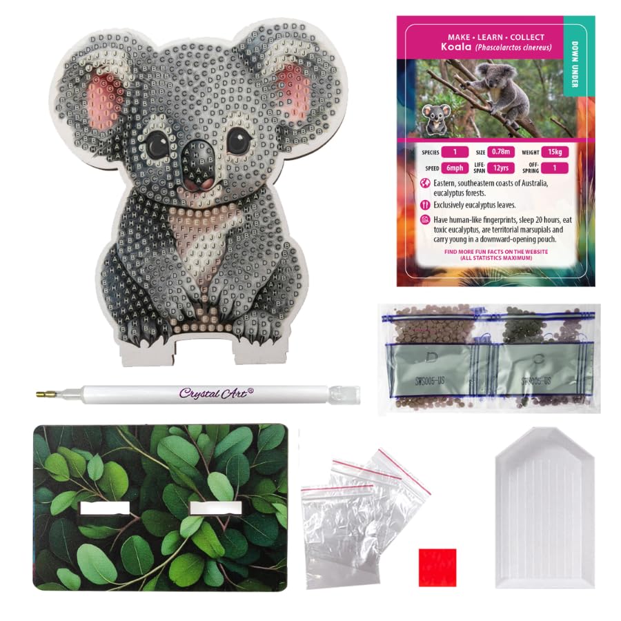 Crystal Art Koala, Buddy (CAFGR-31GEN057)