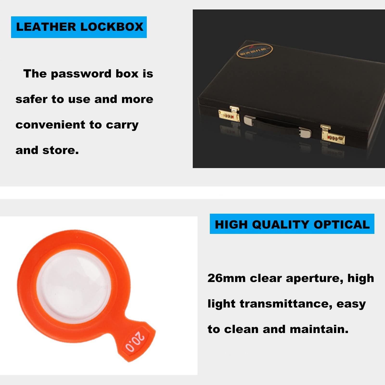 Kit di optometria, Set di Lenti di Prova ottiche da 232 Pezzi, Kit di optometria Accessori per la Protezione degli Occhi con Custodia in Alluminio, Attrezzatura per Lenti di Prova ottiche in