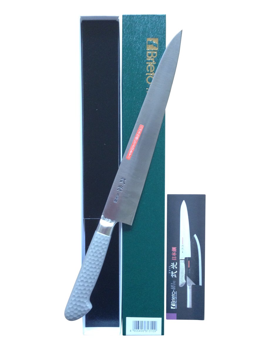 Amazon｜片岡製作所 筋引庖丁 シルバー 240mm 日本製 Brieto-M11pro