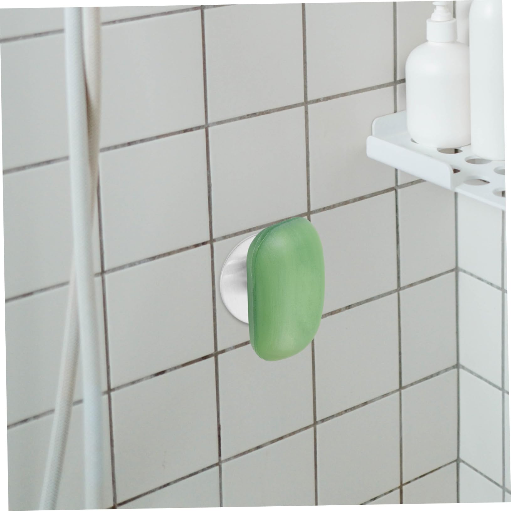3 Juegos De Jaboneras De Baño Jaboneras De Pared Magnéticas Autodrenantes Color Plateado Óxido para El Hogar Hotel Y Cocina.
