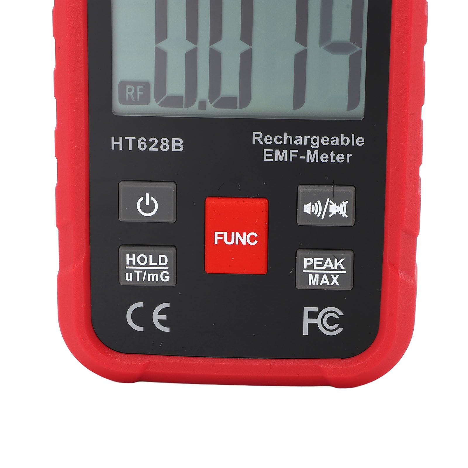 Generic Detector de Radiación de Campo Electromagnético 3 en 1, Herramienta de Prueba Precisa para el Hogar y Exteriores para WiFi, 5G y Electrodomésticos con Pantalla LCD Retroiluminada, Aplicable