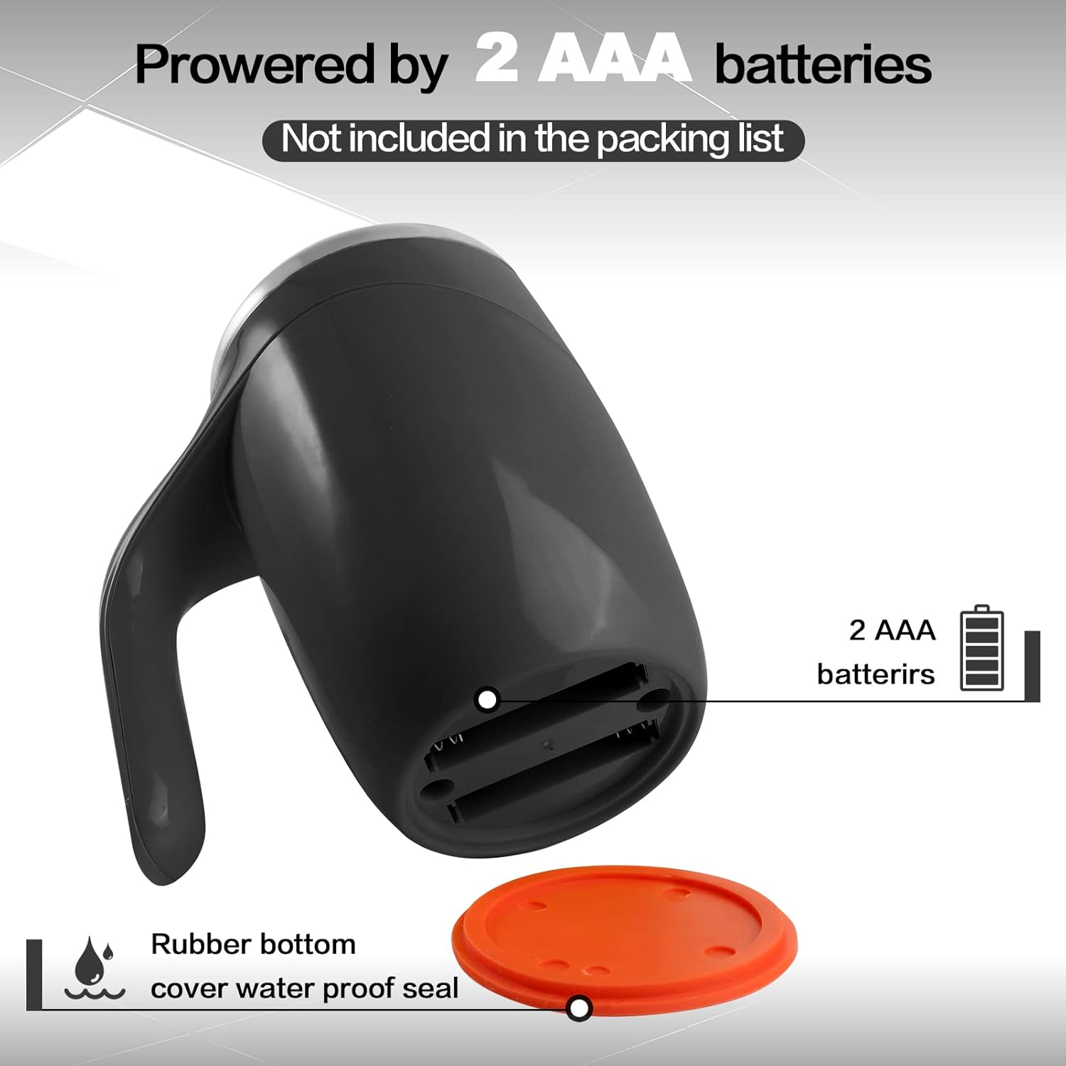 Automatic Magnetic Stirring Coffee Mug, Rotating Home Office Travel Mixing Cup，Funny Electric Stainless Steel Self Mixing Coffee Tumbler, Suitable for Coffee, Milk, Cocoa and Other Beverages…… - Image 3