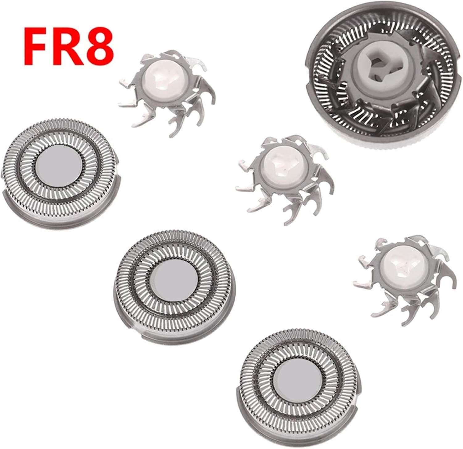 FR8 電気シェーバー交換用刃 替刃 鼻毛トリマー こめかみトリマー シェービングカミソリ交換用ヘッド 3個