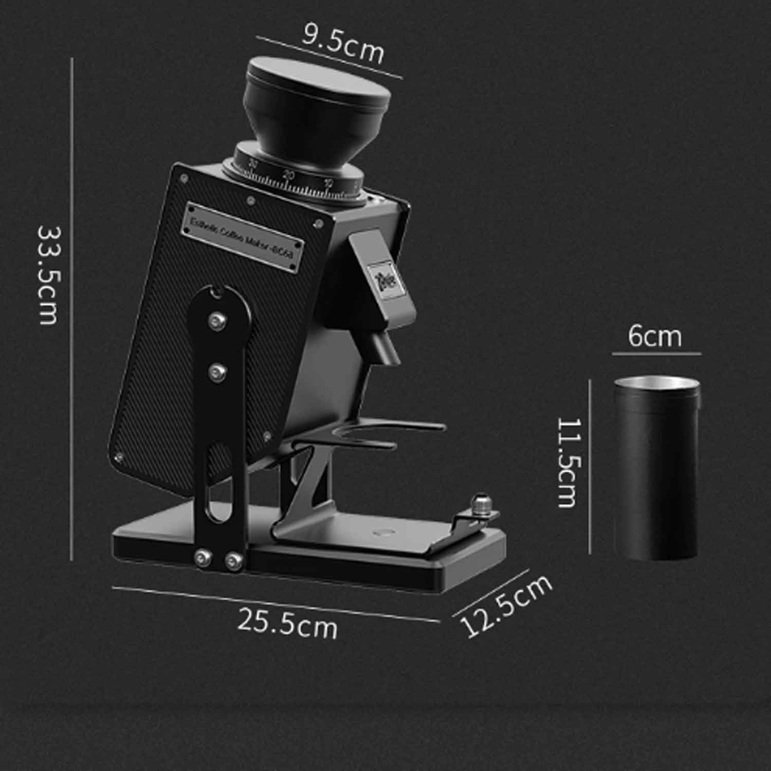 Macchina per caffè Espresso a Leva Manuale con macinacaffè, Macchina per caffè Espresso Manuale a Leva Diretta con Pre-ammollo e Sistema, manometro con visualizzazione in Tempo Reale, macch