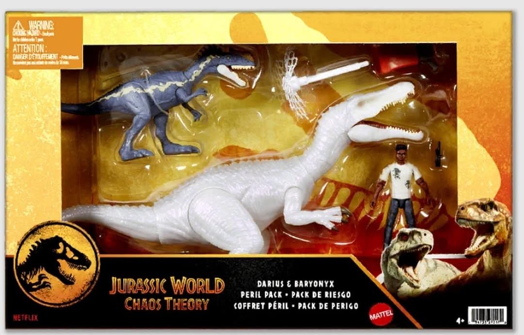 Mattel Jurassic World JCG22 Chaos Theory Darius and Baryonyx