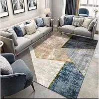 Tapete Belga Estampado 2,00 x 1,50m Para Sala Quarto De Luxo (Estampa 02)