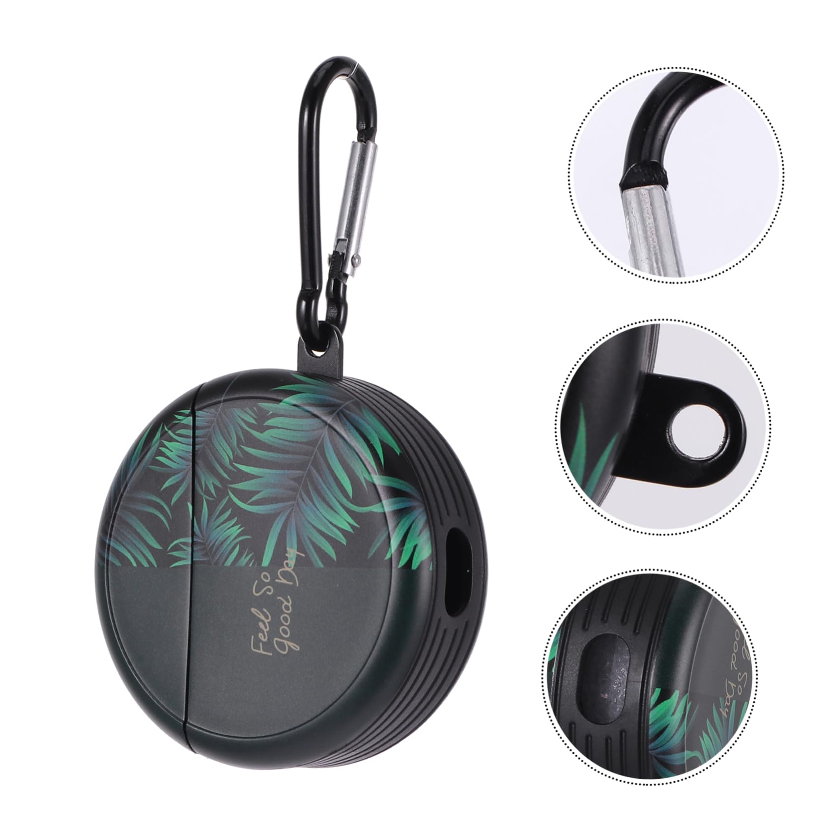 Angoily 3 Piezas Estuche De Silicona Funda para Auriculares Sencilla Cubierta Protectora para Puntas De Auriculares De Silicona Carcasa De Auriculares Caso TPU Anti-rasguños Inalámbrico