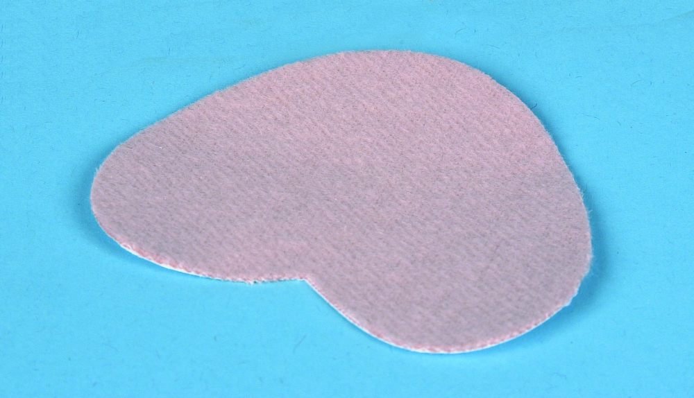 Moleskin Heart-Shaped Metatarsal Pads, 100/pkg from Atlas Biomechanics