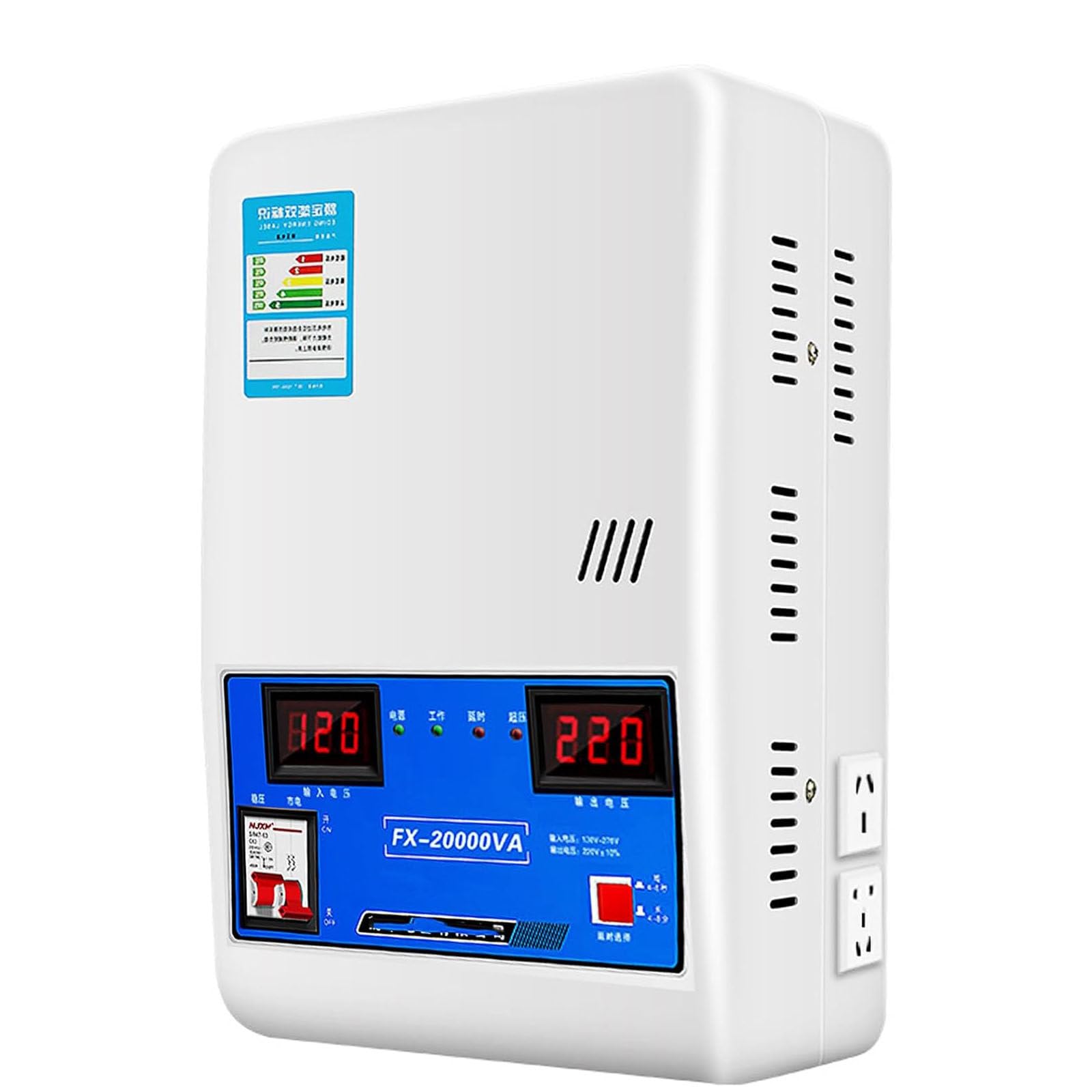 Régulateur de tension 220V automatique 15000W avec stabilisateur électrique monophasé