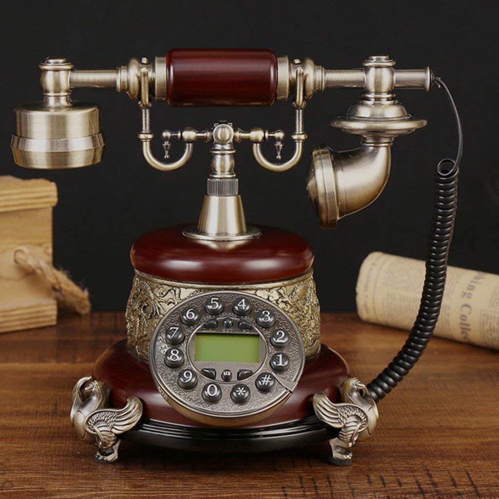 Telefono Antico Europeo Pastorale retrò Telefono Fisso per Famiglie