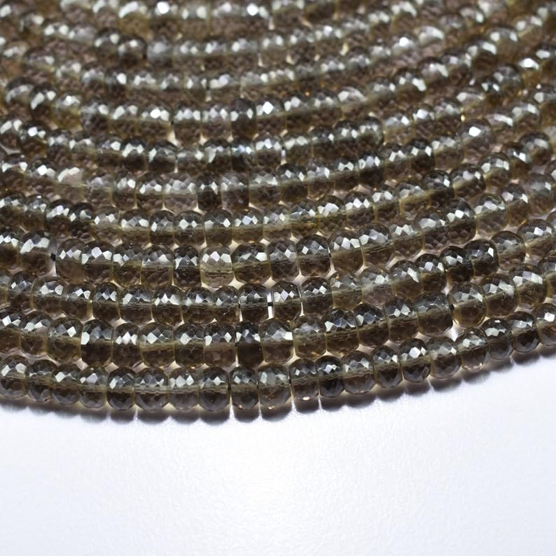 Quartz fumé naturel perles de 8mm pour façonner vos bracelets bien-être au quotidien