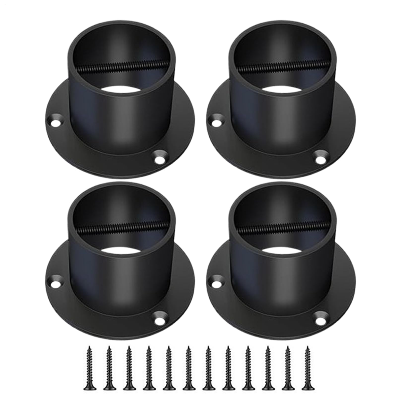 Fixations pour corde en acier inoxydable noir robuste pour terrasse haut de gamme