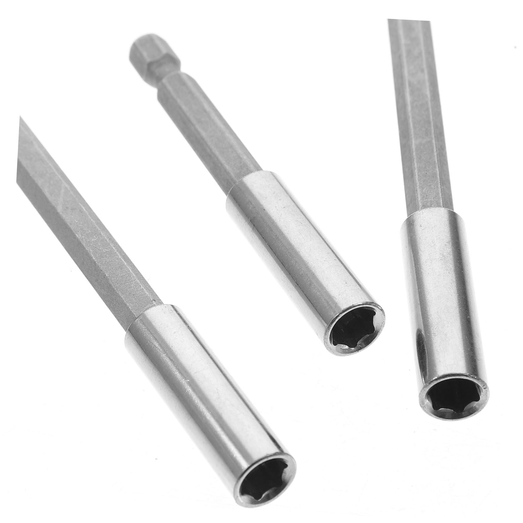 15 Pezzi Prolunga per Trapano con Supporto Magnetico Aste Estensibili in Acciaio al Carbonio Resistente Compatibile con Adattatori Attrezzo Professionale per Falegnameria e