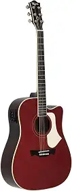 VIOLÃO FOLK CUTAWAY EQ AÇO T/SPRUCE B/S AGATHIS LATIN AMERICA ANDES CAS TAGIMA