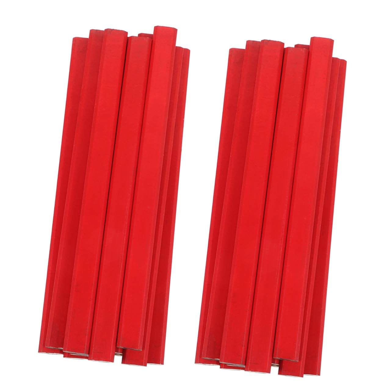 Lápices de Carpintero Rojos Octogonales 144 Piezas de Madera | Hb, Línea de Precisión, para Carpintería y Construcción, Diseño Ergonómico Antideslizante