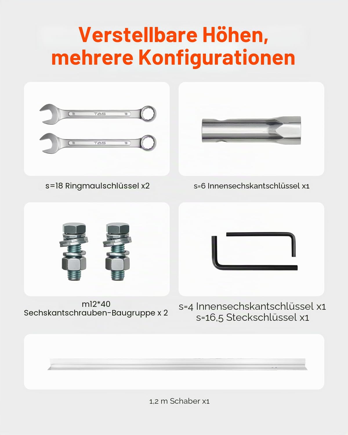 VEVOR Elektrischer Betonverteiler aus Aluminium, 1,2 m, Werkzeug zum Nivellieren und Fertigstellen von Betonestrichen, 4-Takt-Vibrationsmotor, höhenverstellbare Griffe, hohe Effizienz, 6500 U/min