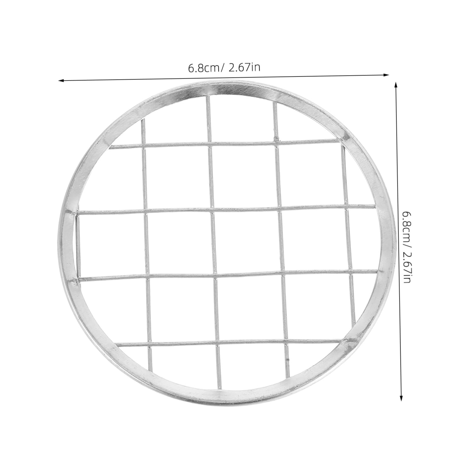 Healifty 12pcs Flower Lid Inserts Tinplate Floral Grid for Jars Versatile Flower Arranger for Home Office Decoration Easy to Use Fits Standard Bottles