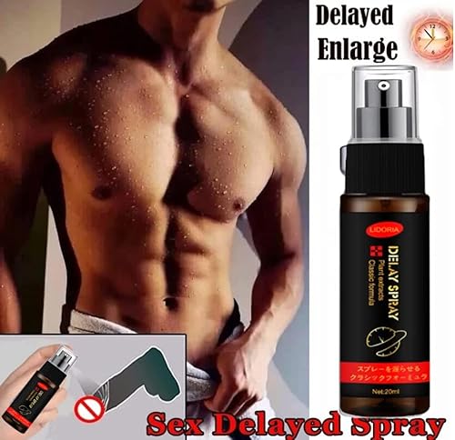 Spray retardante sexual para hombres, uso externo masculino, eyaculación precoz, larga duración de 60 minutos