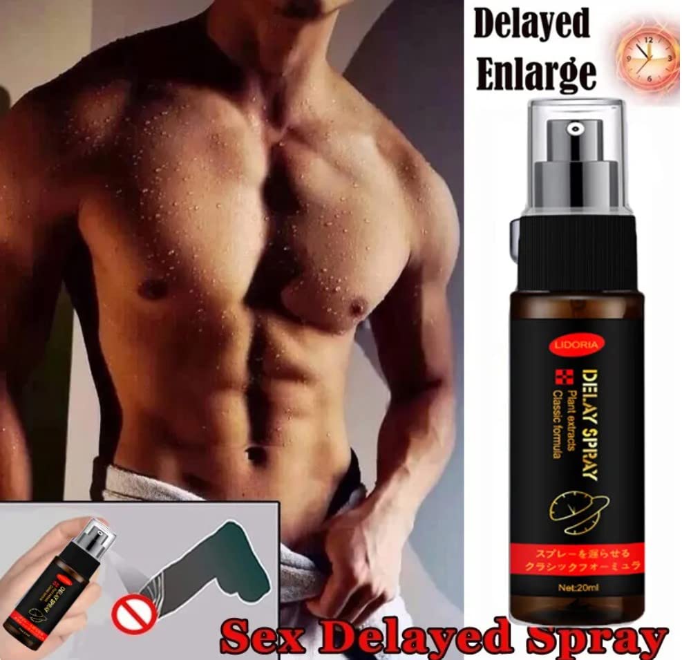 Spray retardante sexual para hombres, uso externo masculino, eyaculación precoz, larga duración de 60 minutos