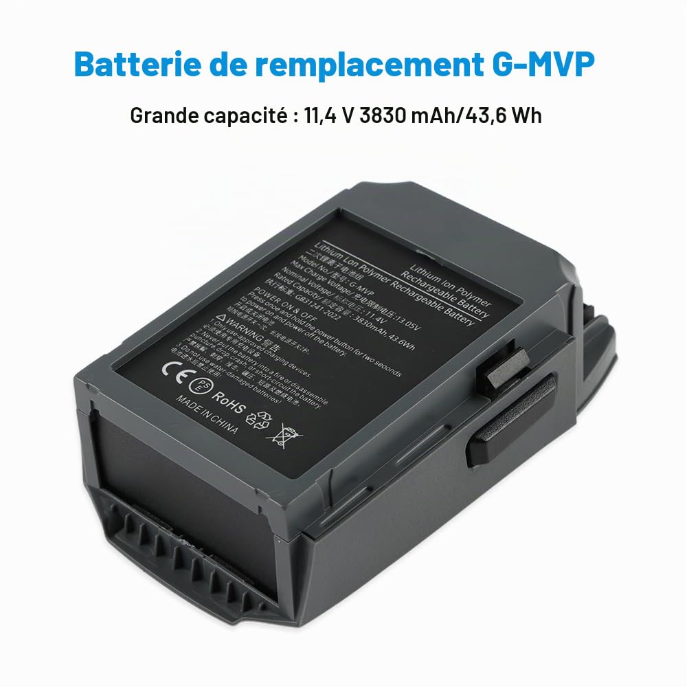 Mavic Pro Intelligent Flight Batterie 3833 mAh 11,4 V pour DJI