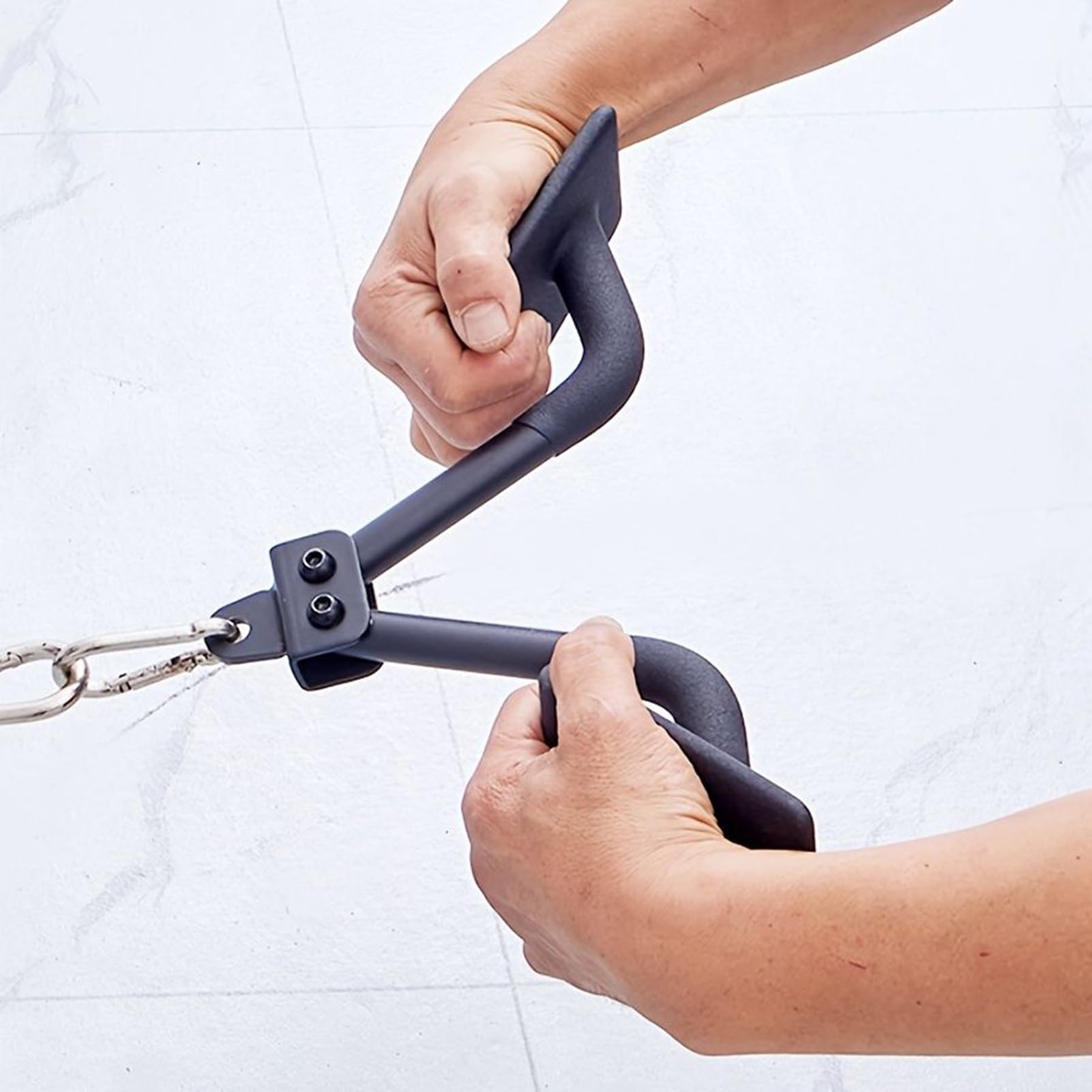 Corda di fissaggio per macchina con cavi, cinghie di estensione per tricipiti, allenamento con manico per esercizi per donne e uomini, bicipiti, tricipiti, spalle, braccia, allenamento a casa