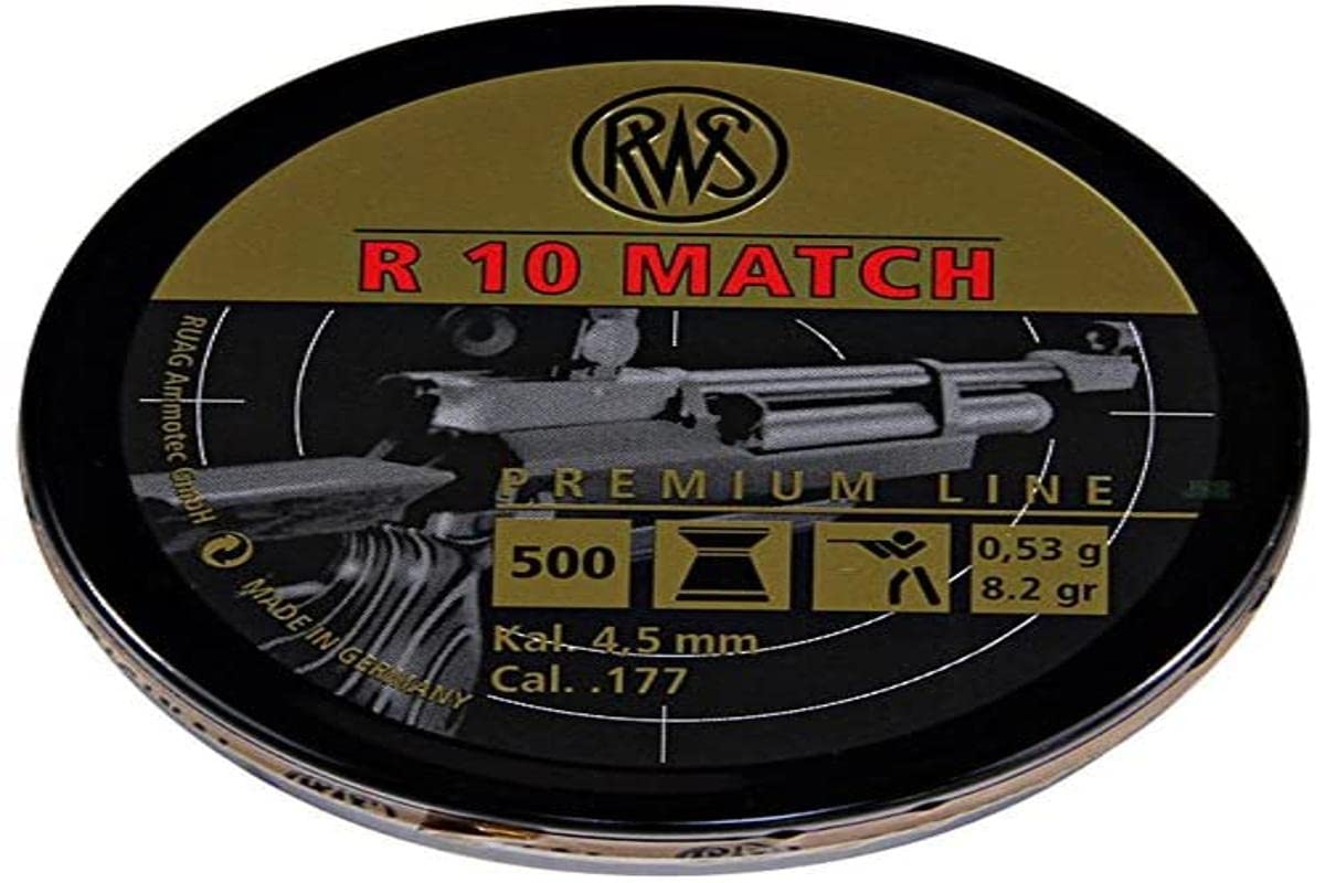 BALÍN RWS R 10 MATCH CARABINA LATA METAL 500 - CAL: 4,5