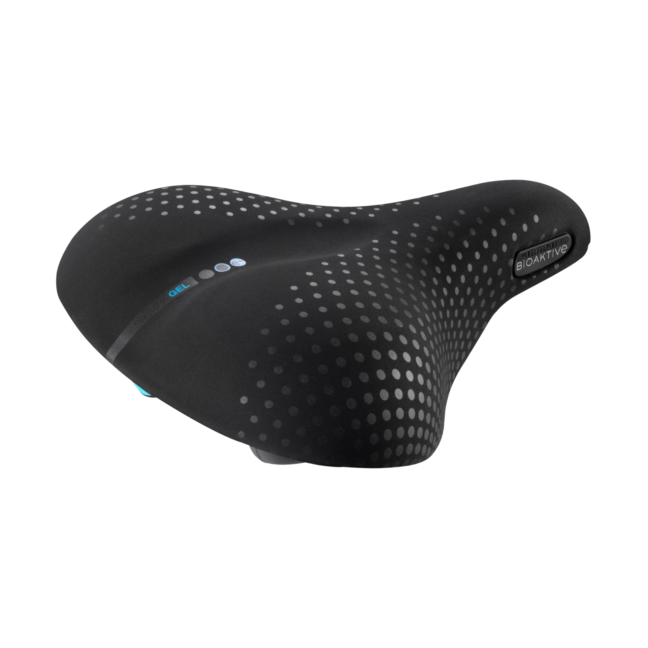 Selle San Marco  Black Bioaktive City Gel Saddle in Size S, Sports Direct