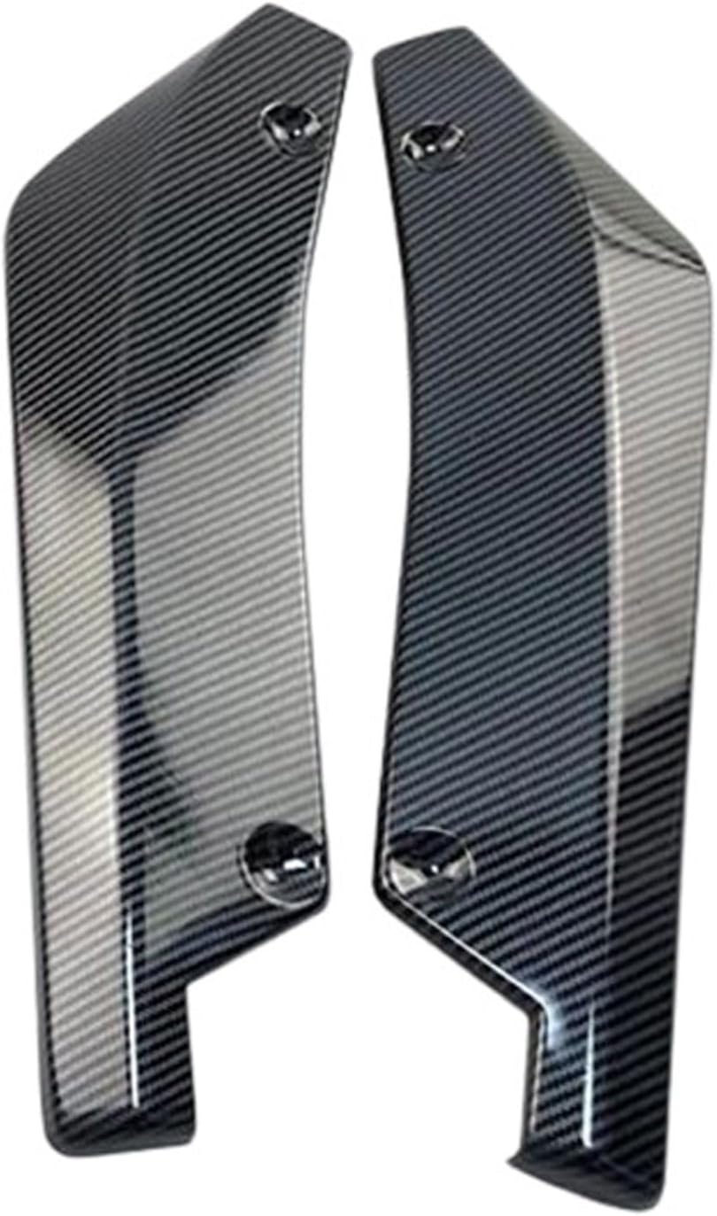 Generico 2Pcs Wrap Angle Spoiler for MG HS MG3 MG3 SW MG5 MG6 MG7 MG Navigators ZS MG GS HS, Rear Corner Llip Diffuser Spoiler Side Bumper Protector Anti-crash, Car Accessories,Carbon Fiber Black