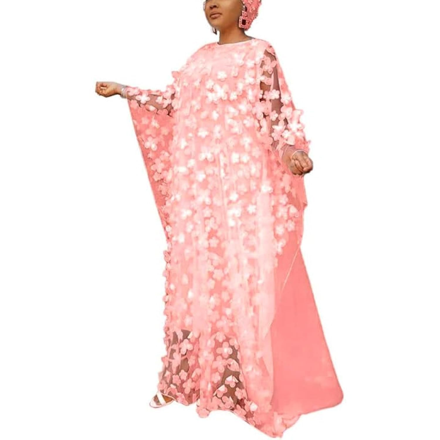 Vsadsau Afrikaanse traditionele kleding voor dames, pailletten lange maxi- jurk, Dashiki Afrikaanse kleding, feestjurk, XXL