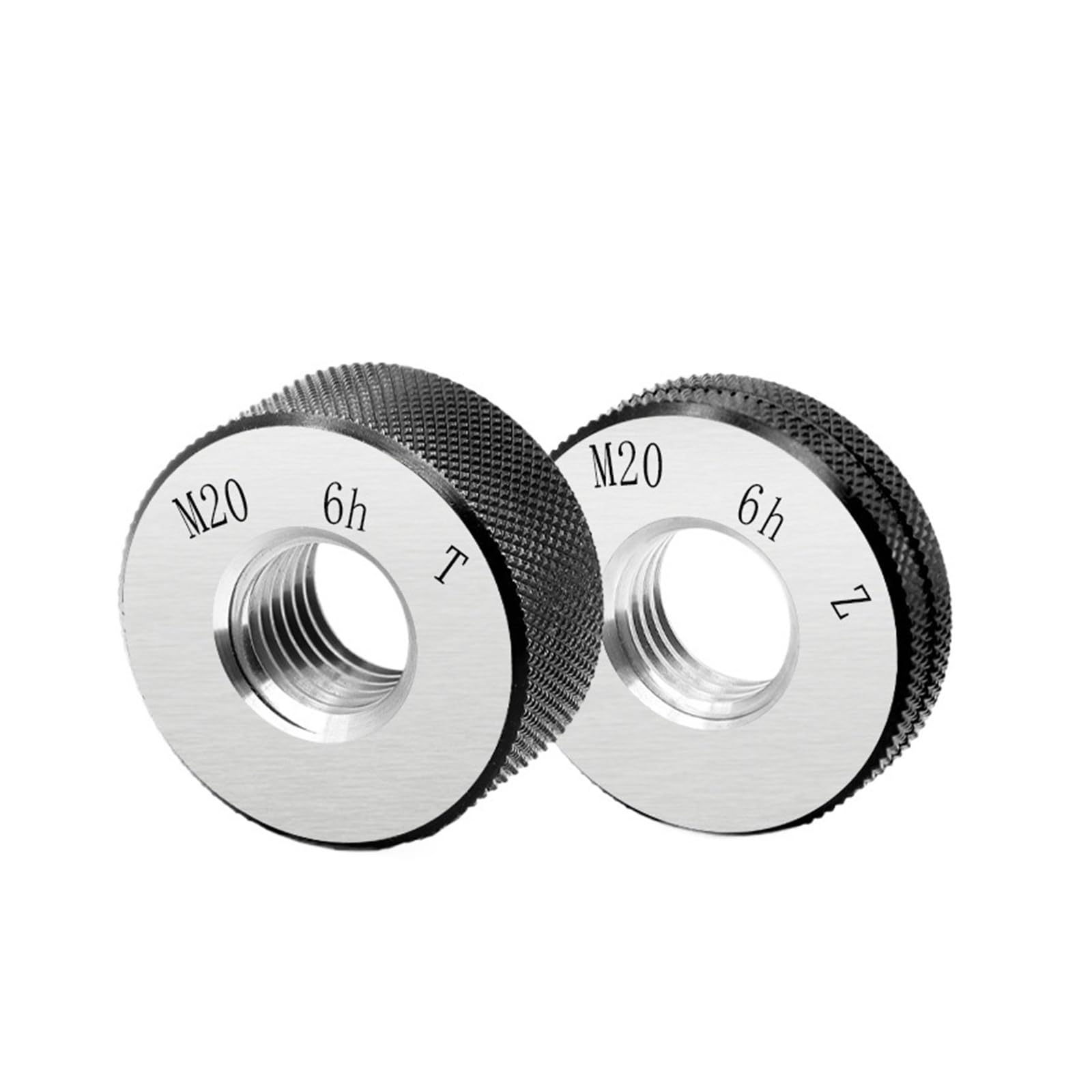 Calibrador de roscas, Calibre de rosca for anillos M36 a M39, 6 h, métrico, GO-NOGO, paquete de 4(X 0.5,M38-6h T Z)