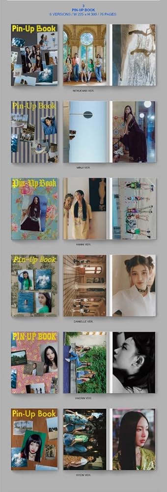 NewJeans Bluebook Get Up セット Qoo10] HYBE NewJeansアルバム Get Up : KPOP