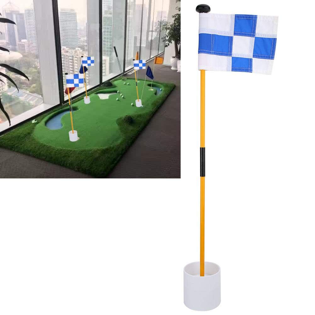 Golf Flagstick Putting Green Flags Hole Cup Backyard Practice Golf
