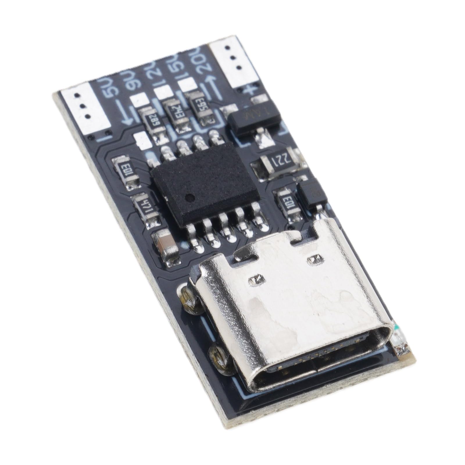 Purplelily Multiple Device Charging Triggering Board With Quickly Voltages Selection 2.0 Compatibility Thin Design For Travel Use Usb C Voltages Protocols Module