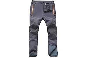 GASH HAO Mens Snow Ski Waterproof Softshell Snowboard Pants