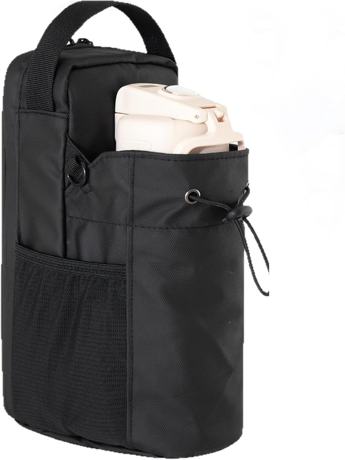 Bolsa magnética para botella de agua para gimnasio, bolsa de deporte magnética con soporte para botellas de 1,5 L, bolsa de agua con correa ajustable, bolsa de cinturón unisex para entrenamiento en