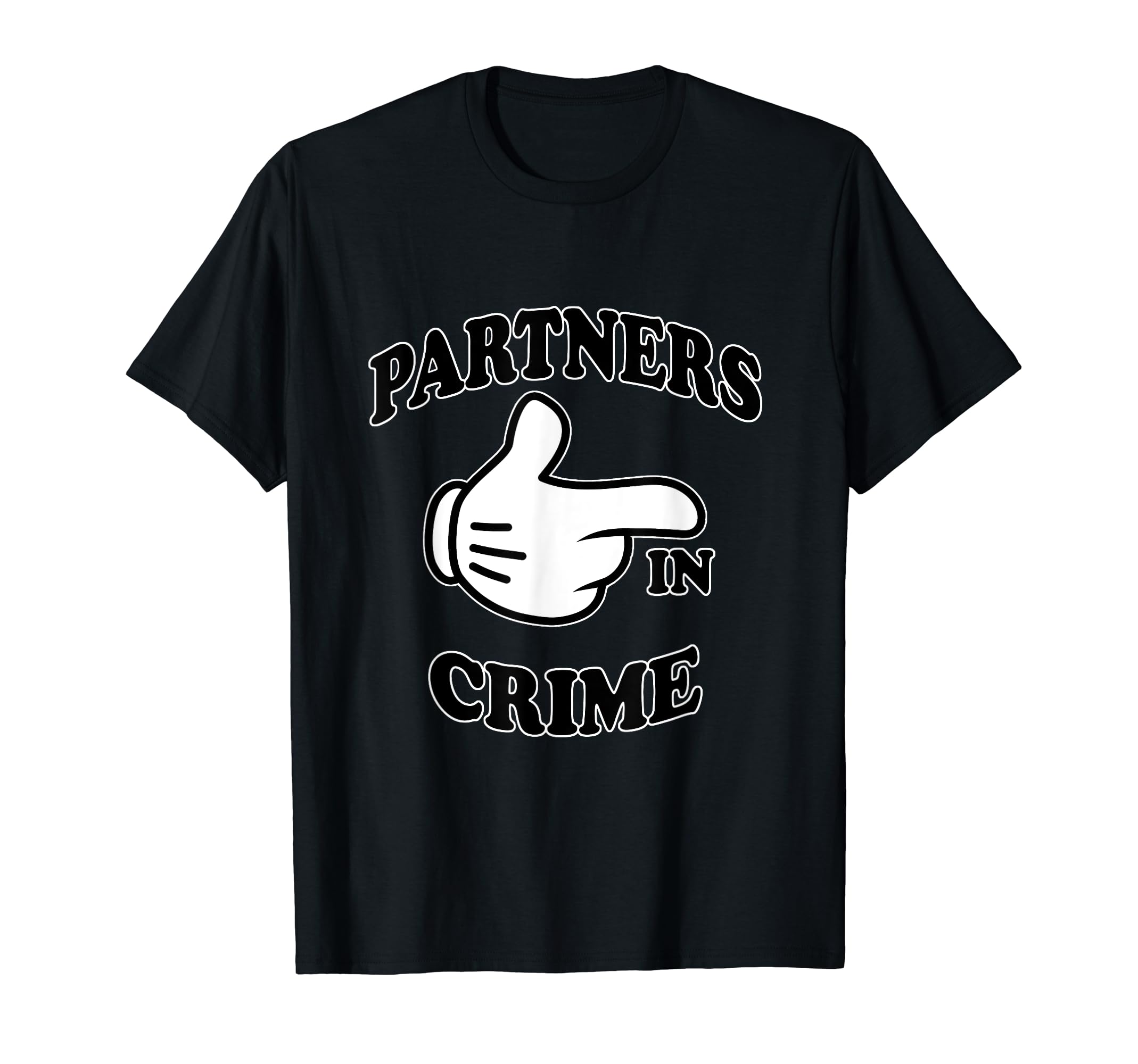 Mousekemoms T-ShirtsPartners in Crime w/Mouse hand (right)