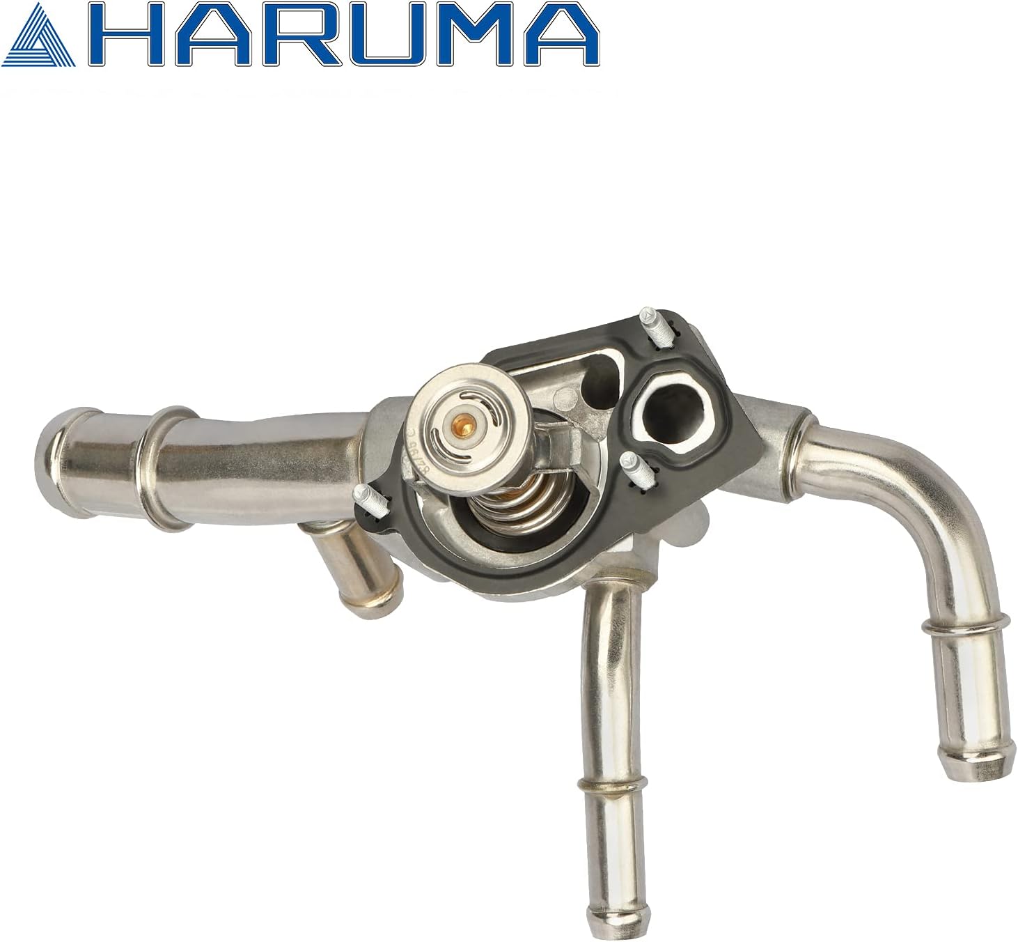 HARUMA 12651113 Engine Coolant Thermostat Housing for Buick Allure LaCrosse for Cadillac Chevrolet GMC Pontiac Saturn Suzuki 2008-2018, 12638836, 12651113