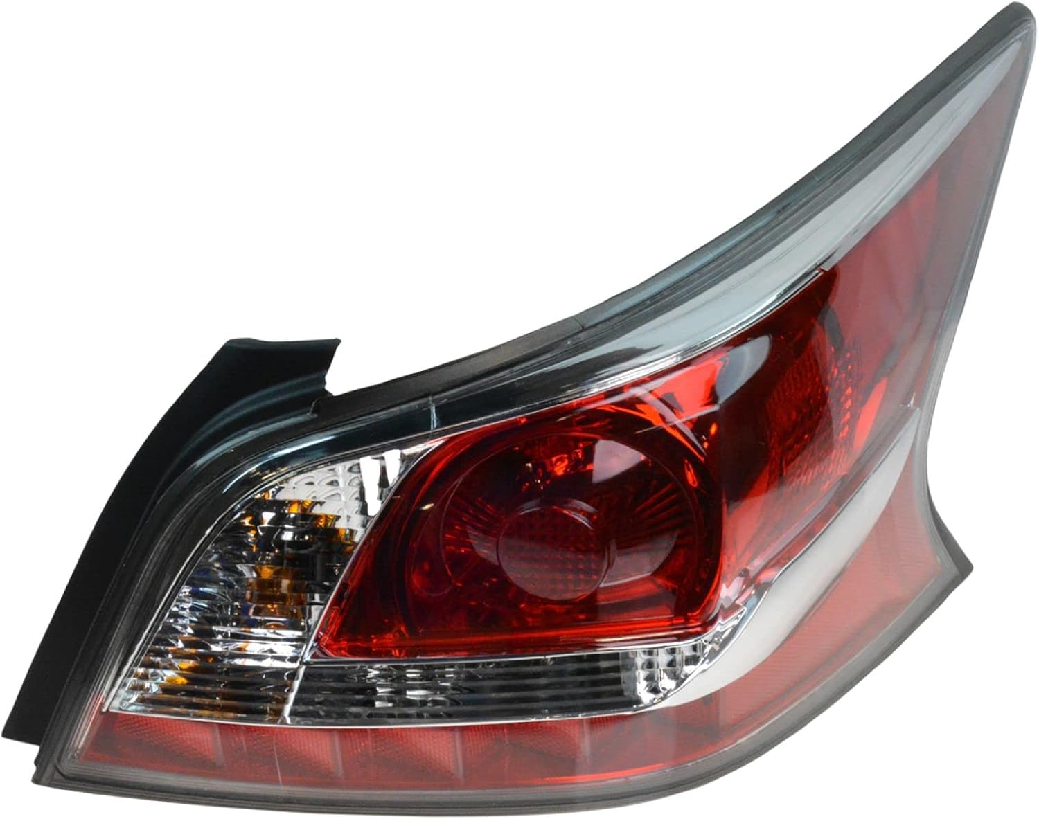 TRQ Passenger Side Tail Light Assembly Compatible with 2014-2015 Nissan Altima Without LED Lights NI2801203