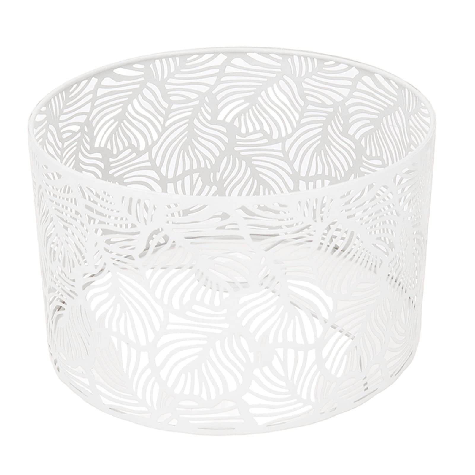 Lamp Shade, Easy Installation 16cm Height Lampshade 25cm Diameter for E27 (White)