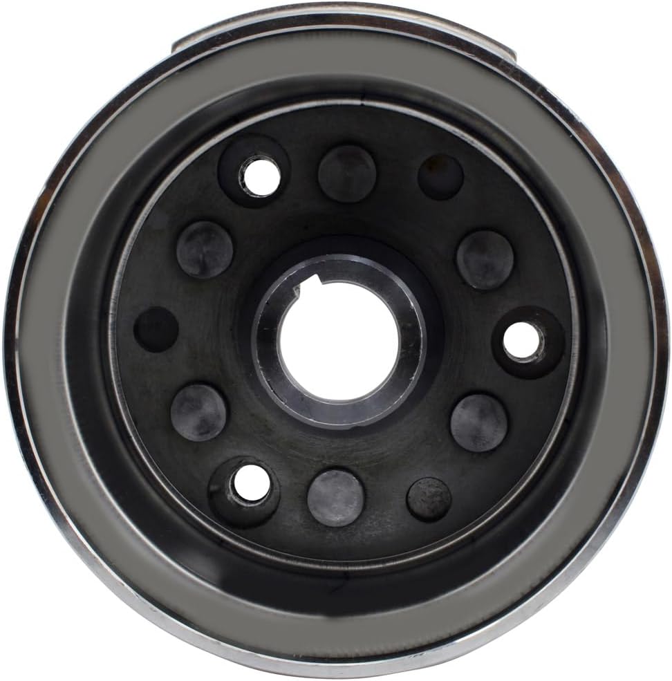 RMSTATOR Complete Improved Capped Flywheel Assembly Replacement for Yamaha YFM 660 R Raptor 2001-2005 | OEM# 5LP-15590-00-00 / 5LP-81450-00-00 / 5LP-15515-10-00 / 5LP-81450-10-00 / 5LP-15451-00-00