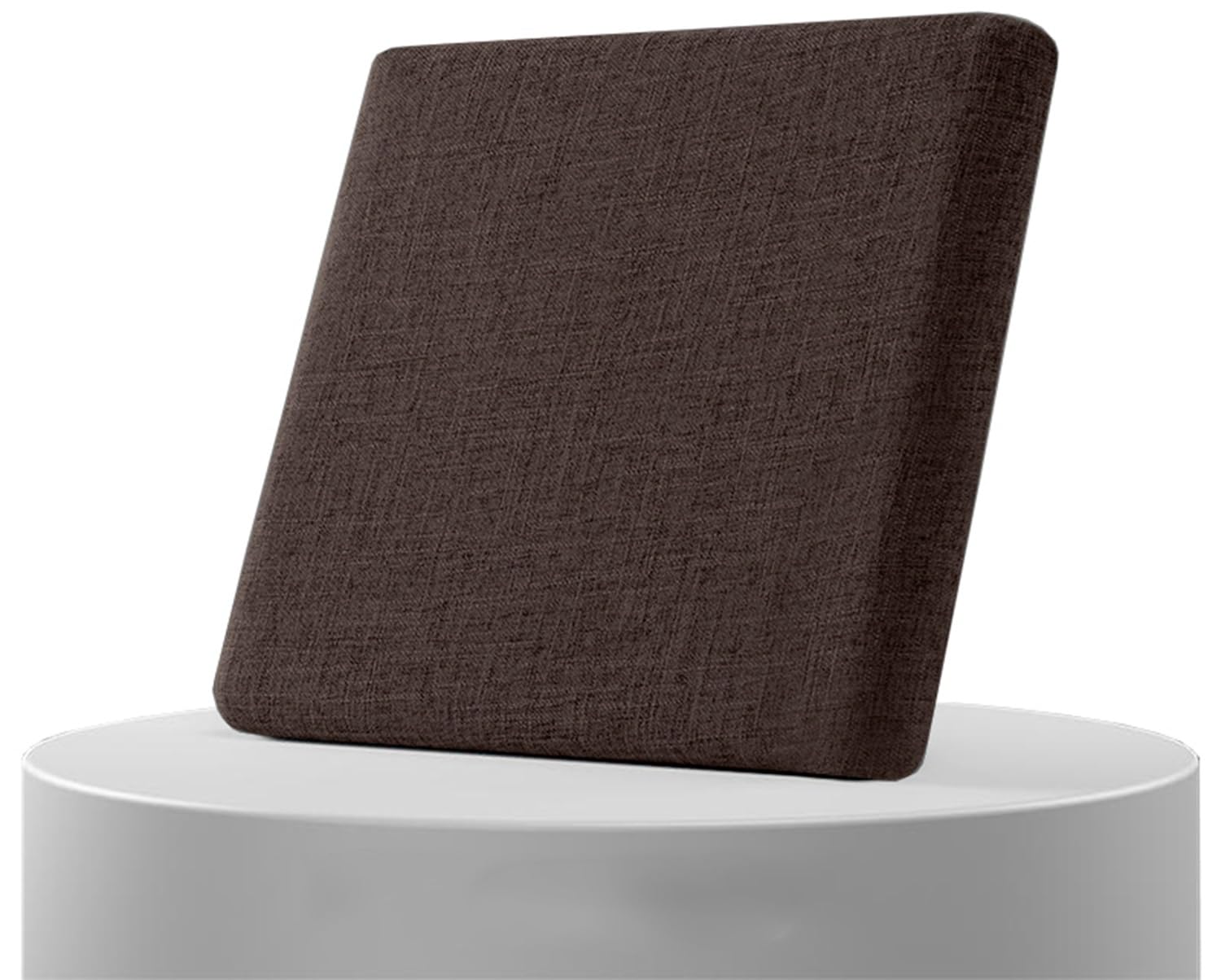 Coussin de chaise de bureau antidérapant et ergonomique en lin