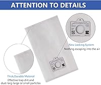 Vista 3 de Compatible con bolsas de vacío Kenmore 53292 tipo Q - C HEPA (6 unidades) (blanco)