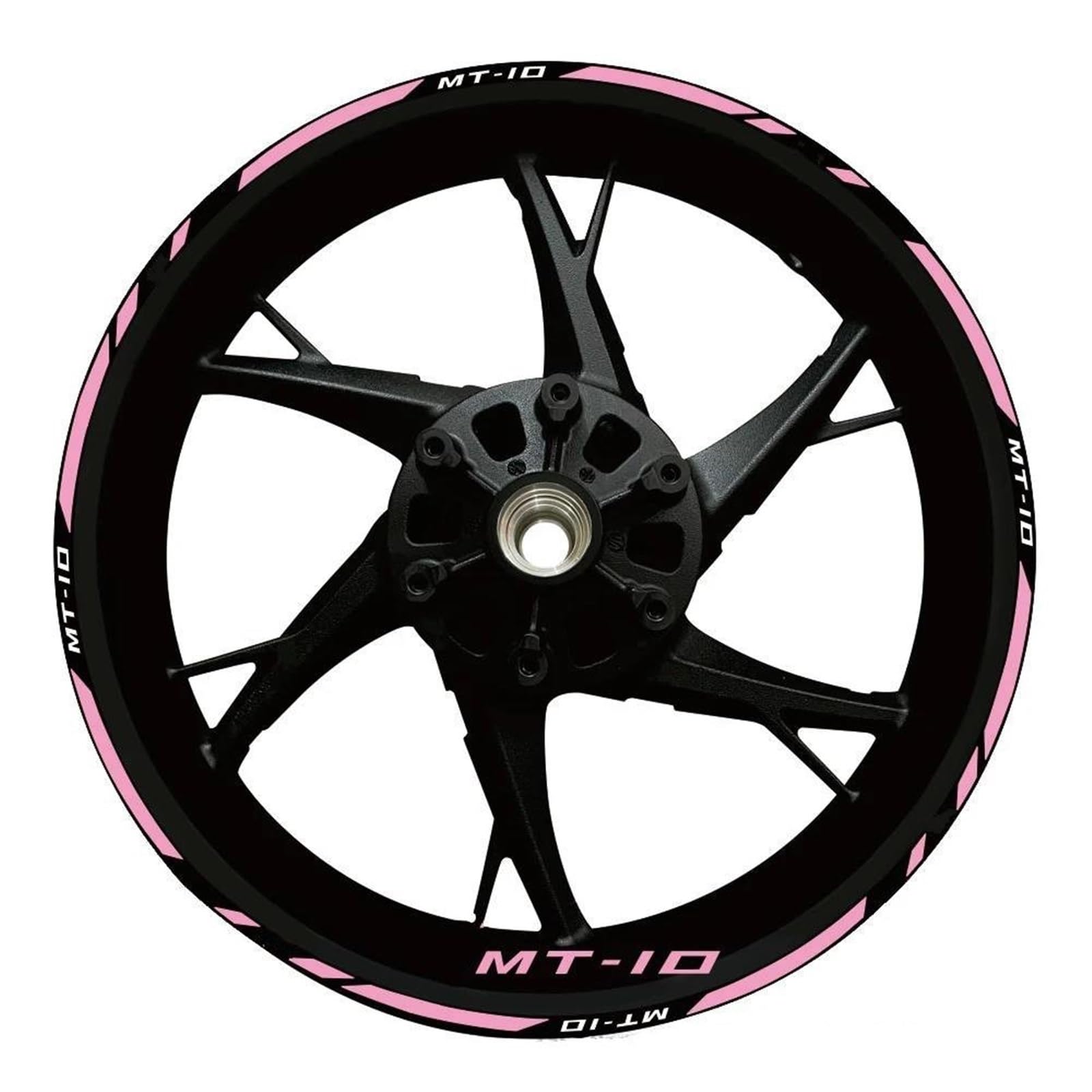 Stickers Motorcycle Accessories Wheel Stickers Reflective Decals Rims for Yamaha MT10 MT-10(Style 19)