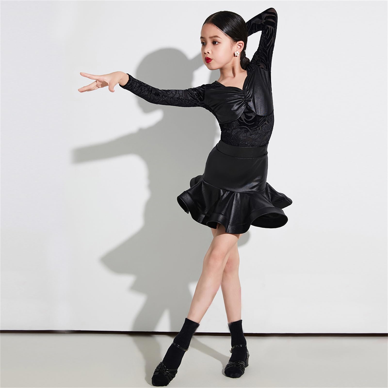 Professionelle Latein-Tanzkleider For Mädchen, Ballsaal-Tanzkleider For Mädchen, Professionelle Tanzwettbewerbskleider For Salsa-Tango-Kleider