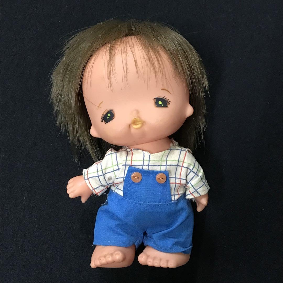 Amazon.co.jp: ソフビ人形 男の子 女の子 2体セット 昭和レトロ 当時物