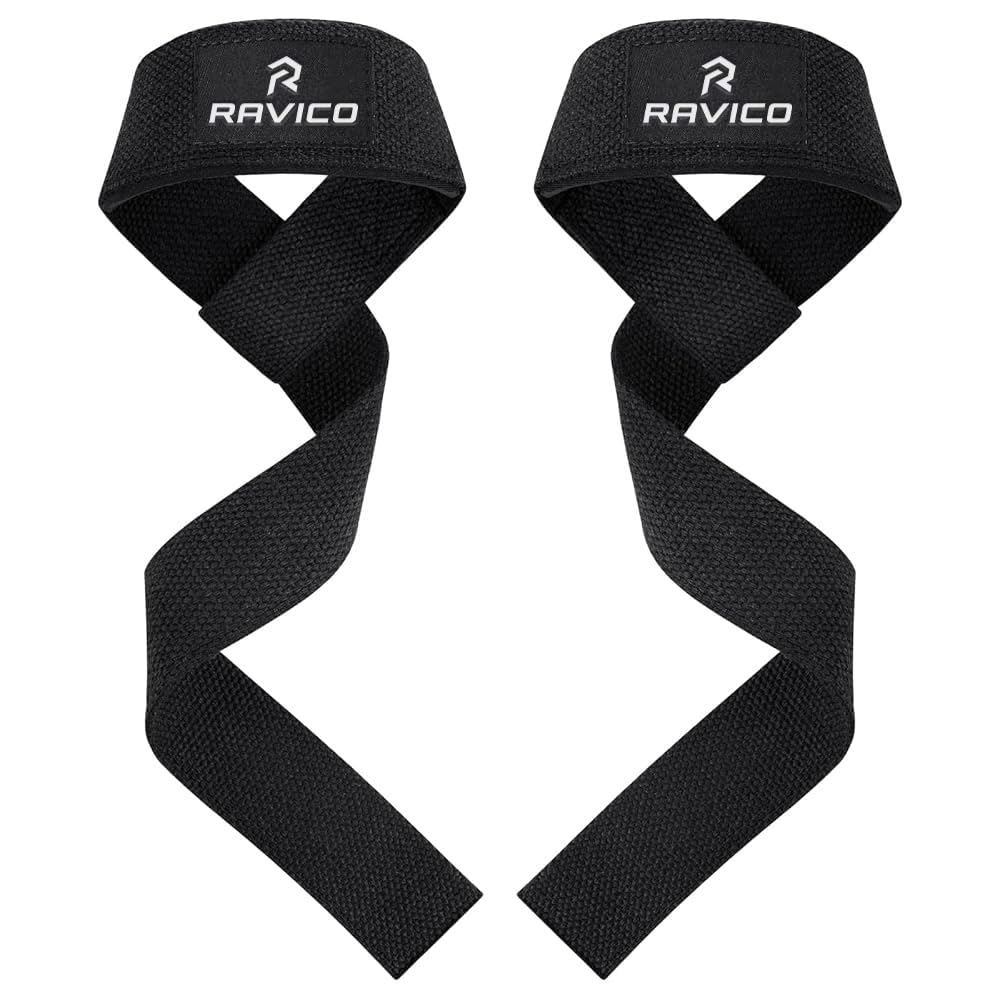 Lifting Straps for Weightlifting, Powerlifting & CrossFit – Adjustable Neoprene Padded Wrist Straps for Deadlifting, Grip Strength, and Barbell Stability – Gym Support for Men & Women